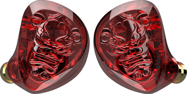 TANGZU WanerSG II Red Lion In-Ear-Monitore mit dynamischem Treiber und 3,5 mm Jack Anschluss in Rot - Bild 1