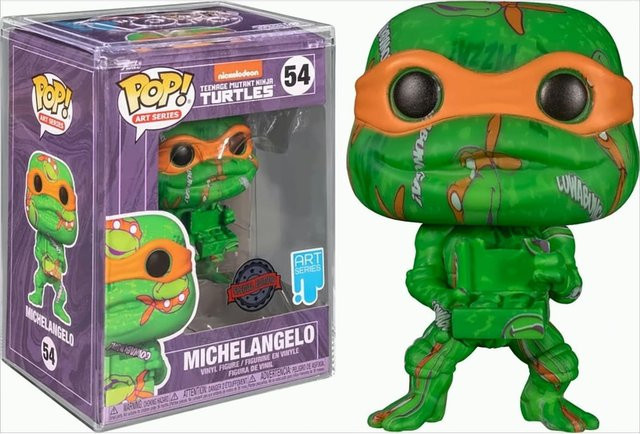 Funko Pop Art Series Ninja Turtles Michelangelo Vinyl - Bild 1