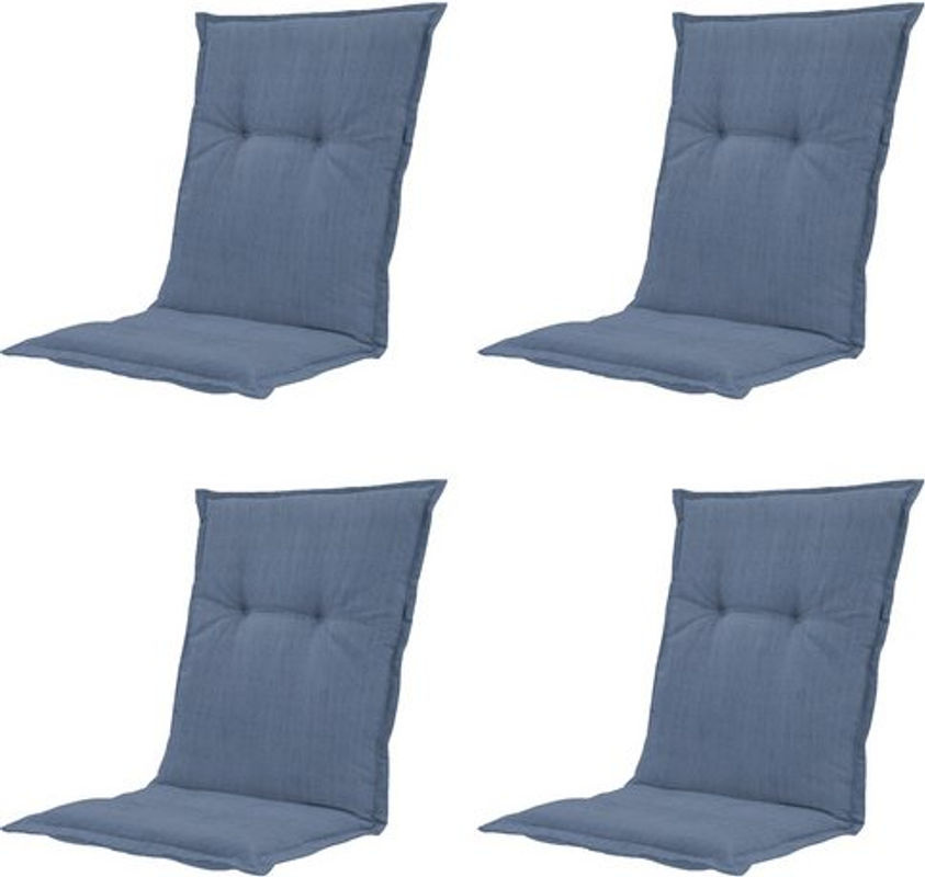 Madison Auflage Basic 4er-Set rechteckig in Blau - Bild 2