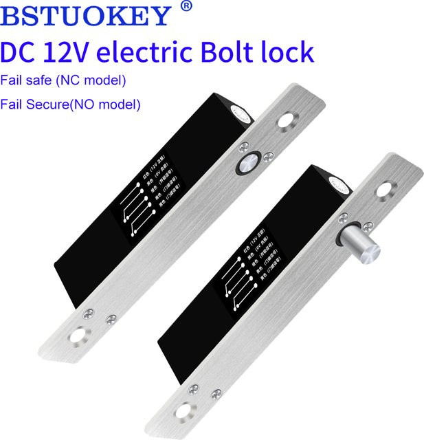 LUCKING DOOR Mini-Elektroriegelschloss mit Verzögerungstimer und Rückmeldesignal in Silber für 12V-Einstecktüren - Bild 1