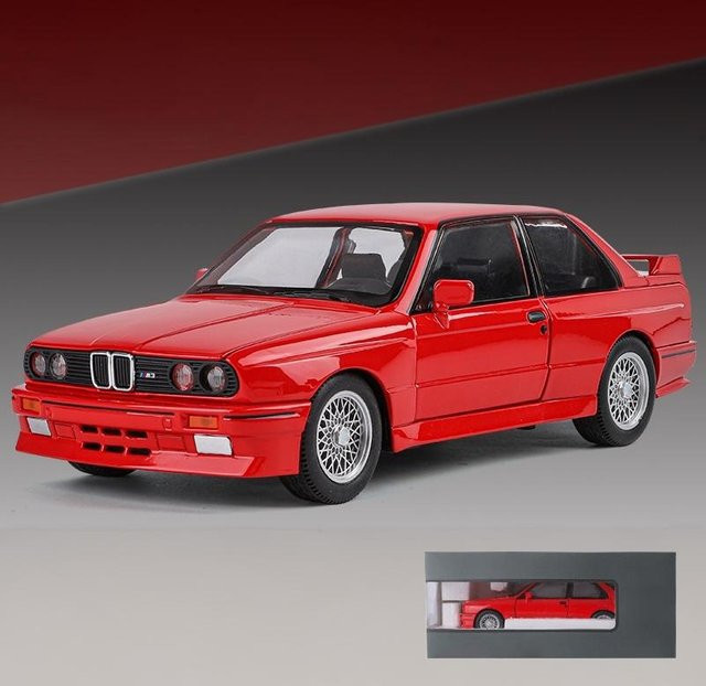 Linyi toy car M3 E30 Diecasts Metallmodell, 1:24, ab 14 Jahren - Bild 1