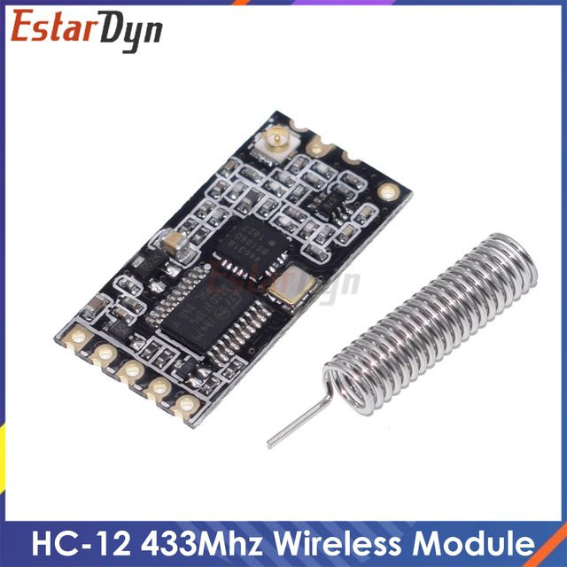 Estardyn HC-12 433 MHz SI4438 Drahtloses serielles Port-Modul mit Antenne für eine Reichweite von 1000 m als Bluetooth-Ersatz - Bild 1
