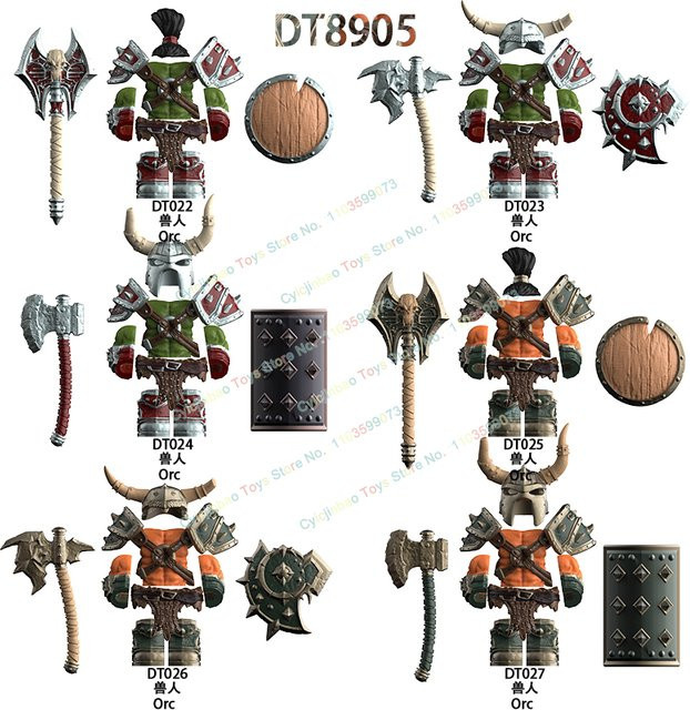 cyicjinbao Warcraft Warriors Baustein, Actionfiguren, Ritter, Fantasy - Bild 1