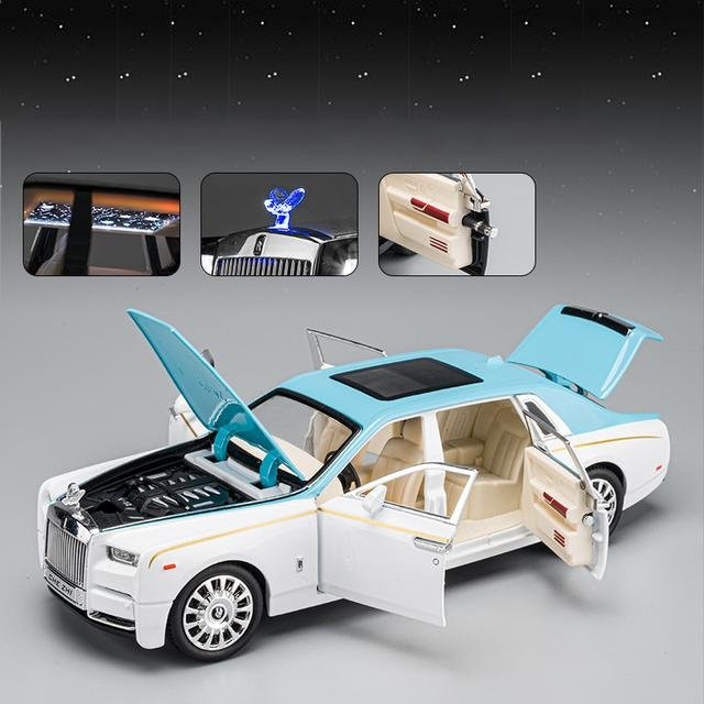 Linyi toy car Phantom Mansory Legierungsauto, 1:24, mit Licht und Sound, ab 4 Jahren - Bild 1