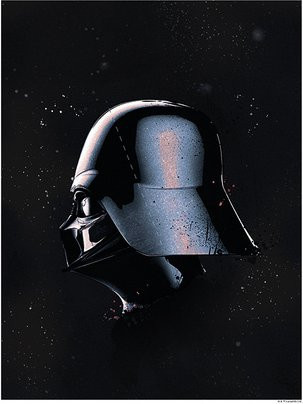 Komar Wandbild Star Wars Vader in Schwarz, B/H: 40 x 50 cm - Bild 3