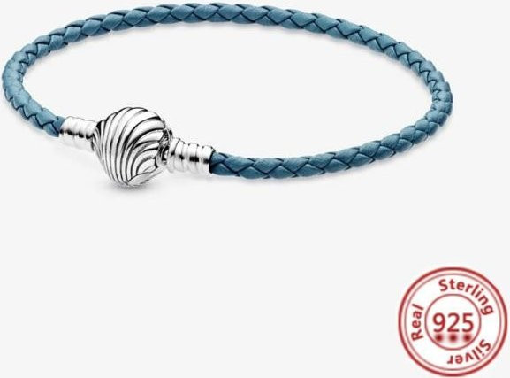 YIRAN Jewelry Armband 925 Sterlingsilber, Blumen, Blau, 17cm, Damen - Bild 1