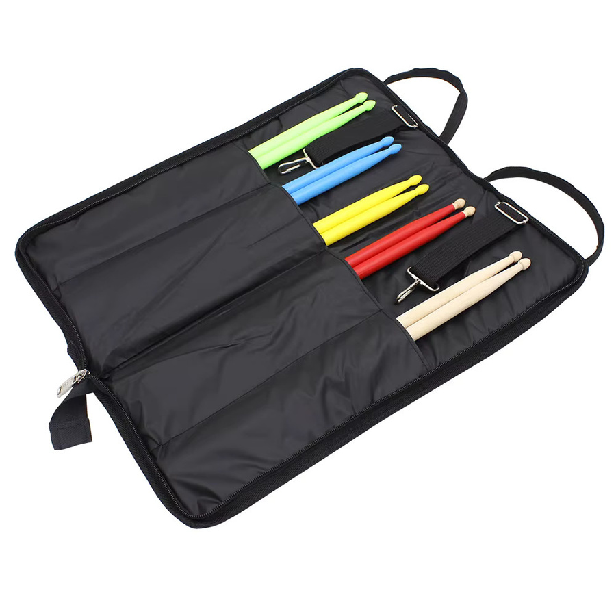 SLADE Drumstick Tasche aus Baumwolle in Rot für Percussion Instrumente als Shoulder Carry oder Handheld mit staubdichter Lagerung - Bild 3