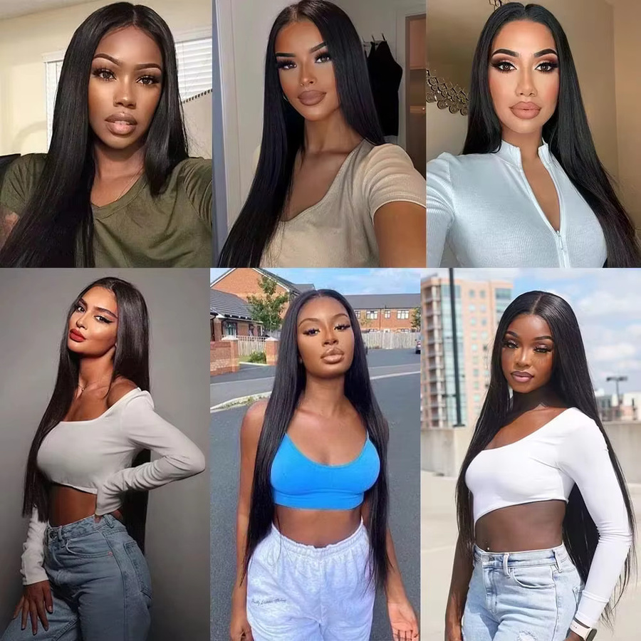 Fuduete Brasilianisches Virgin Hair Rohhaar-Extensions, 30-40 Zoll, 3-4 Bündel - Bild 6