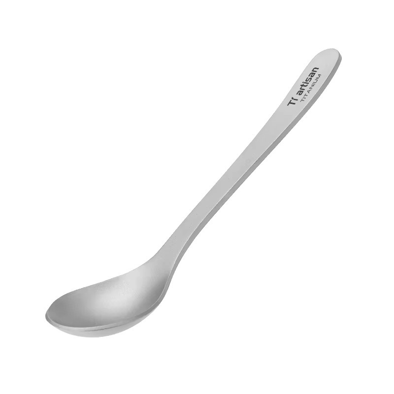 Tiartisan 2er-Set Mini-Kaffeelöffel aus Titan in Silber Matt für Outdoor und Camping - Bild 6