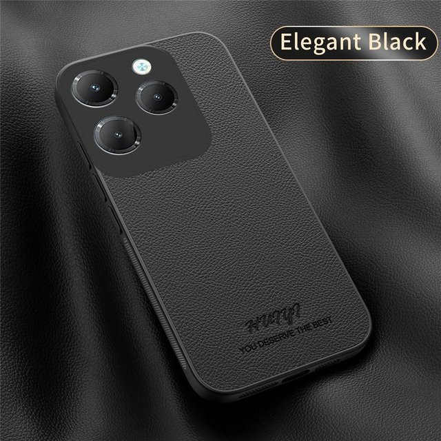 Magnetische Business Leder Handyhülle mit weichem Rahmen für Infinix Hot 40 Pro, Hot 40i und Hot 40 - Bild 1