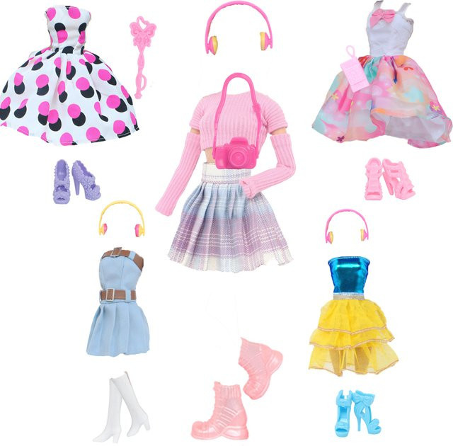 BJDBUS Mode Puppe Outfit Kleid Set, mit Zubehör - Bild 1