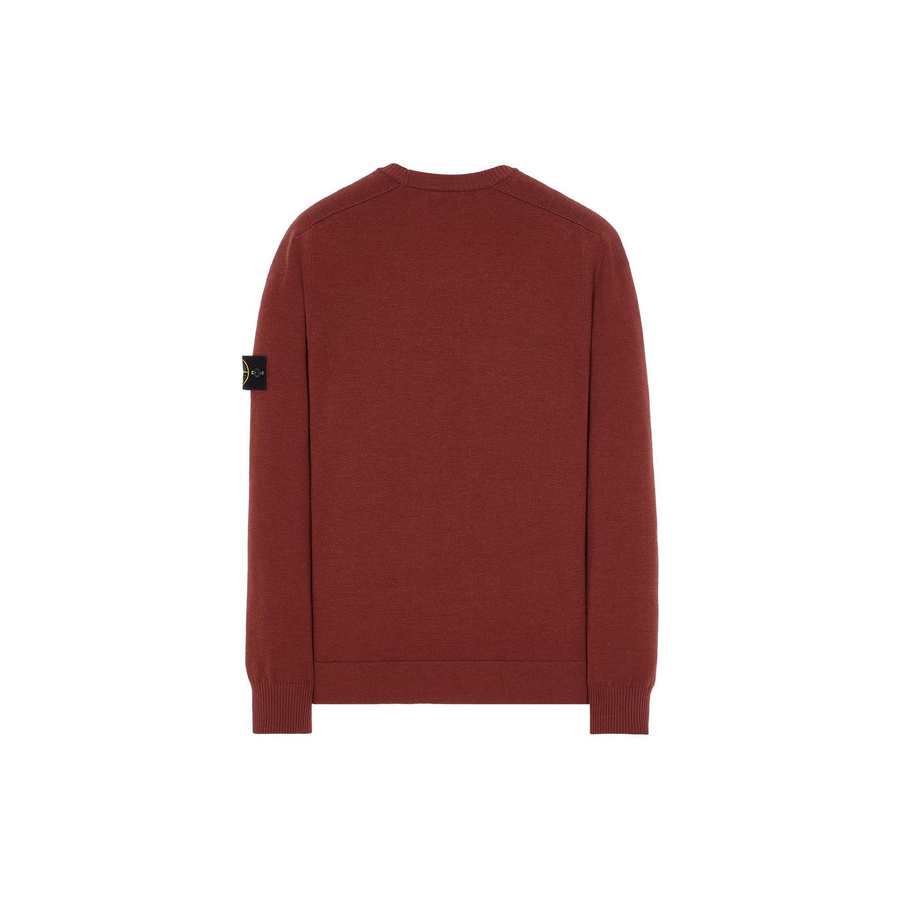 Stone Island Rundhals-Sweatshirt, Ziegelrot, Herren - Bild 2