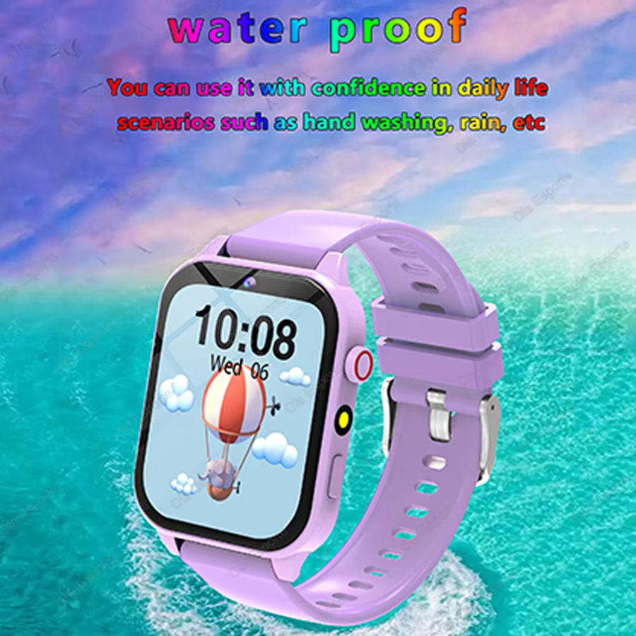 Ola Esporte Smartwatch für Kinder mit 1,83 Zoll Display, 18 Spielen, Schlafmonitor und Kamera in Lila - Bild 5