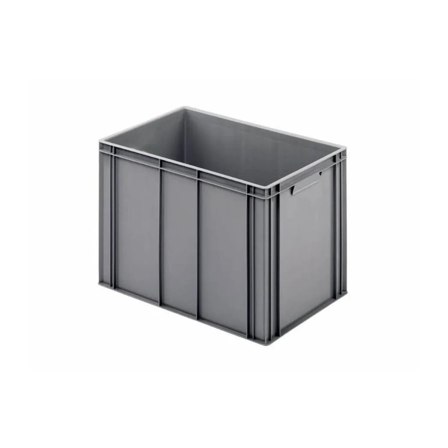 PROREGAL Eurobehälter Transportbox mit geschlossenem Griff, Grau, H x B x T: 42 x 40 x 60 cm - Bild 2