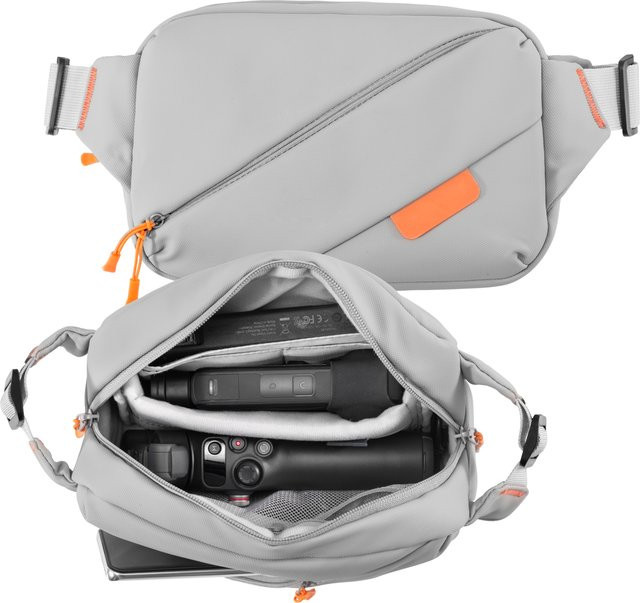 STARTRC VCR Kamera Umhängetasche in Grau für DJI Action 5 Pro, Insta360 Ace Pro 2, Go3s und GoPro Pocket 4/3 - Bild 1