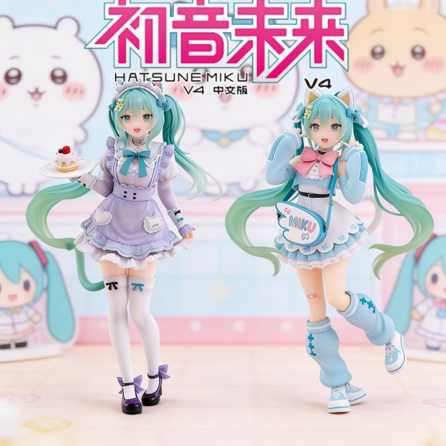 Bandai Hatsune Miku Katzenmädchen Mode-Figur, Einzelfigur - Bild 1