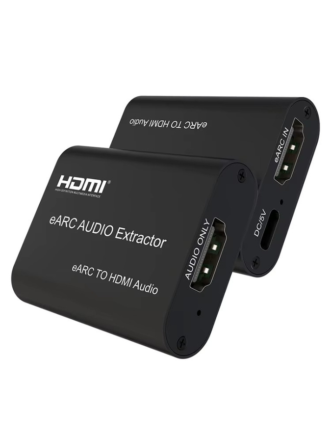 Konsenda HDMI ARC Audio-Extraktor Konverter in Schwarz für eARC/ARC zu HDMI Audio mit Unterstützung für CEC, PCM 2.0, 5.1CH und 7.1CH - Bild 7