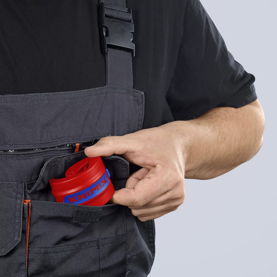 KNIPEX BiX-Fräser für Kunststoffrohre und Dichtungshülsen 20–50 mm in Schwarz-Rot 90 22 10 BK - Bild 3