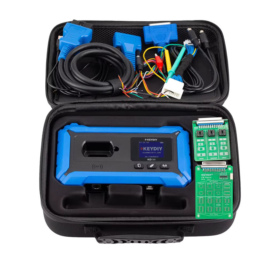 KEYDIY KD-X4 5-in-1 Schlüsselprogrammiergerät in Blau, kombiniert KD Max, KD Mate und KD Mini Prog, unterstützt MQB, MLB, BMW, BDC2 und BDC3 IMMO - Bild 5