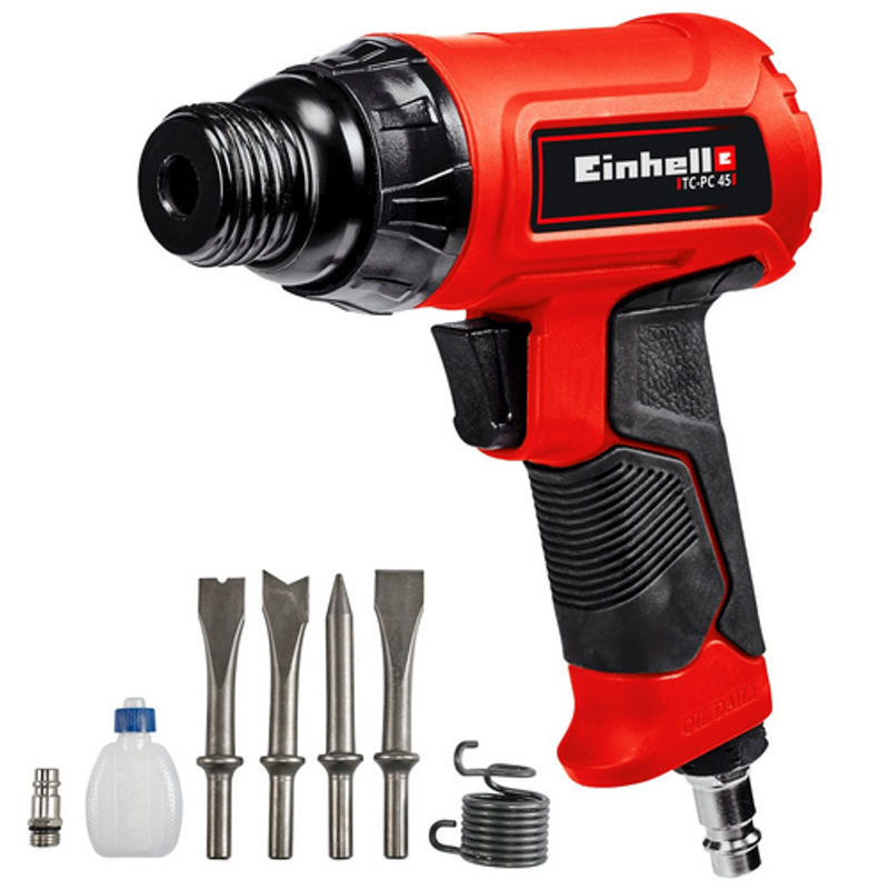 Einhell Druckluft-Meißelhammer-Set TC-PC 45 in Rot-Schwarz mit max. 6,3 bar Betriebsdruck - Bild 6