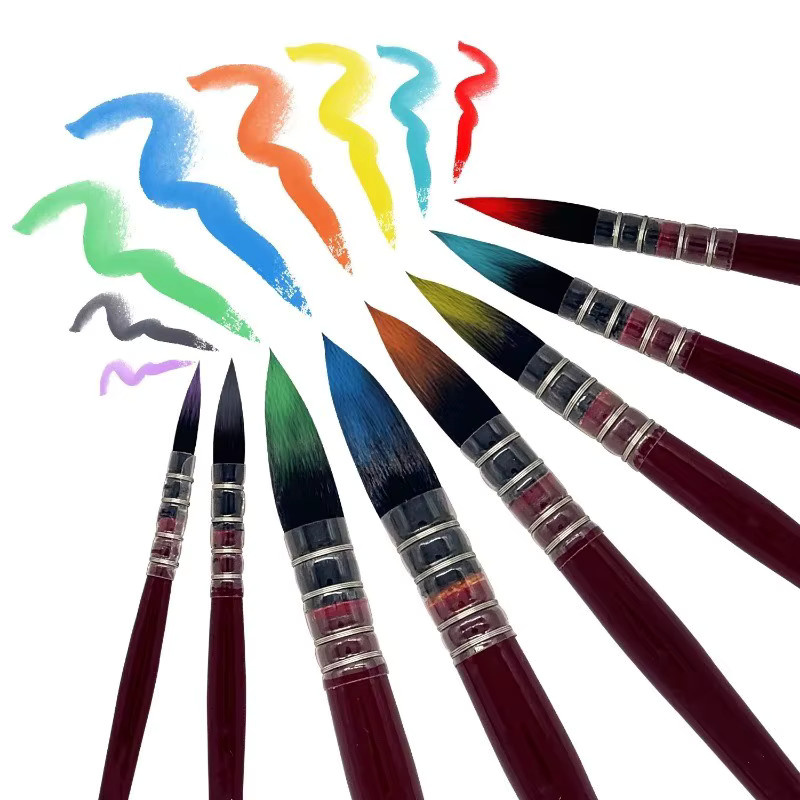 FANBAO Professioneller Aquarellpinsel aus Holz für Künstler und Kunstbedarf - Bild 2