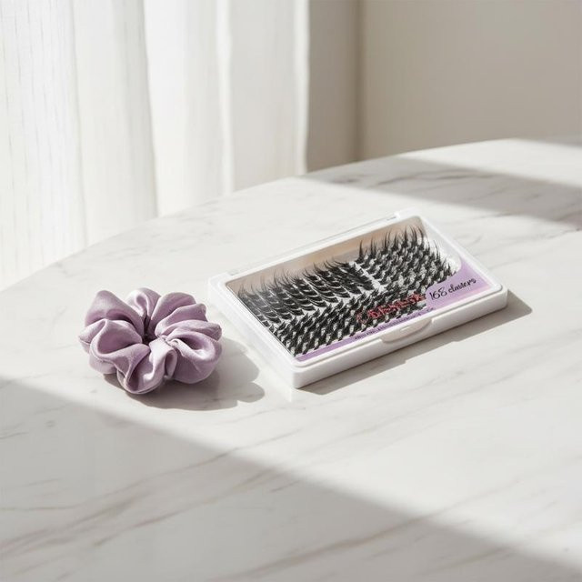 Cappuvini Cluster-Kunstwimpern, flauschiges Volumen, Multipack - Bild 1