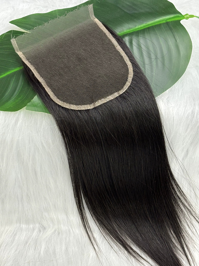 V Beauty Lace Frontal Echthaar, Glattes Vietnam Echthaar - Bild 3