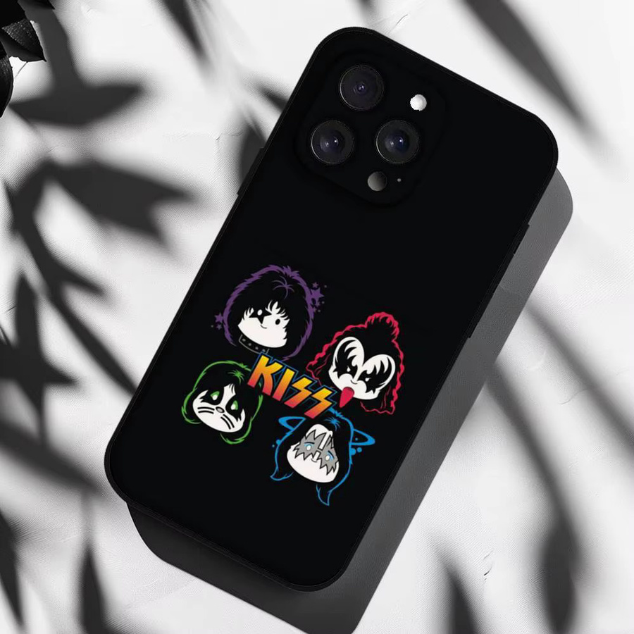 Mesuca Gene Simmons K-Kiss Band Handyhülle für iPhone in Schwarz - Bild 6