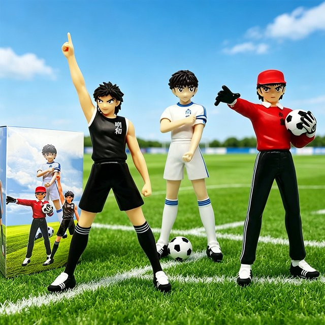 Bandai Captain Tsubasa Actionfiguren-Set, 18cm, Set / Bundle - Bild 1