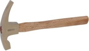 KS Tools BRONZEplus Maurerhammer aus Aluminium-Bronze mit Holzgriff, 700 g - Bild 1