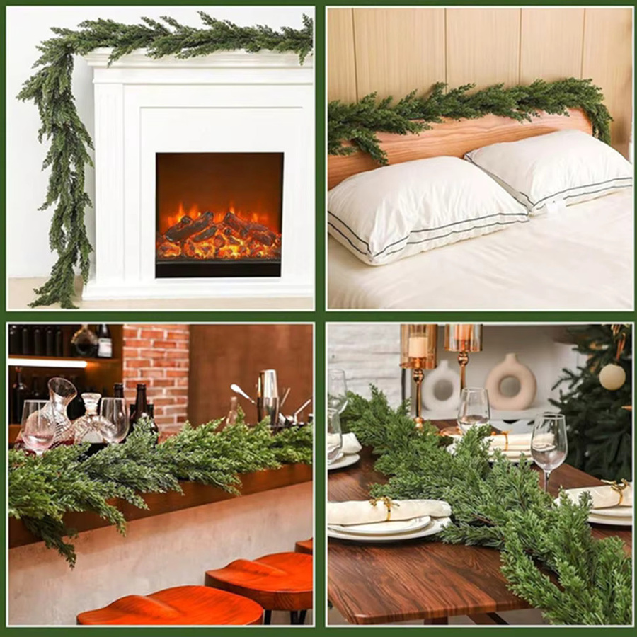 Künstliche Weinreben von XIAOYINMO in Grün zur Dekoration für Hochzeit, Weihnachten und Zuhause - Bild 6