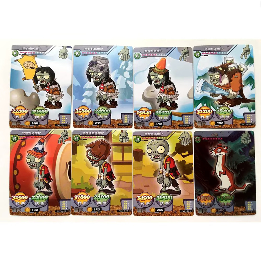 MYPOPKID Plants vs. Zombies Gartenpflanzen-Karten, Sammelkarten, 5er-Pack - Bild 2