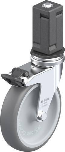 Blickle LRA-TPA 100G-FI-EV05 Lenkrolle mit Feststeller in Grau, Rad-Durchmesser: 100 mm, Tragfähigkeit: 70 kg - Bild 1
