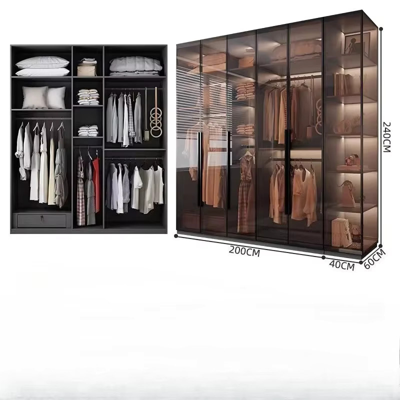 MLG Kommode für das Ankleidezimmer in Schwarz Matt mit modernem Design - Bild 2