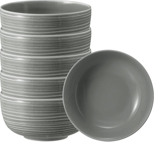 Seltmann Weiden Terra Foodbowl 6er Set Perlgrau Durchmesser: 17,7 cm - Bild 1