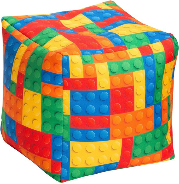 Sitting Point Hocker Cube Bricks 60, Bunt, B/T/H: 40 x 40 x 40 cm - Bild 1