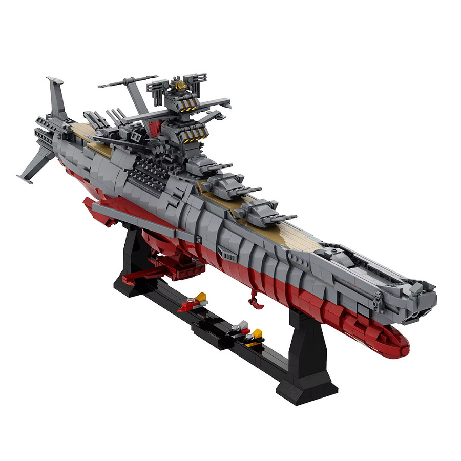 Gobricks Raumschiff Yamato Baustein-Modell in Grau - Bild 2