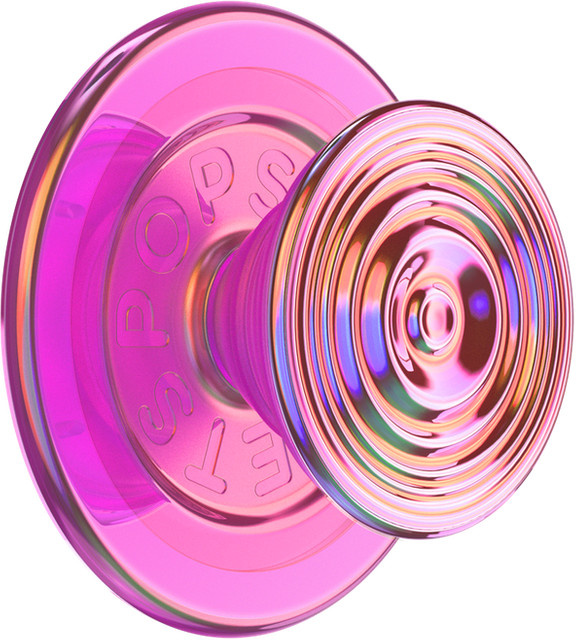 PopSockets PopGrip für MagSafe im Design Ripple Iridescent Aviation Opalescent in Multicolour/Pink - Bild 1
