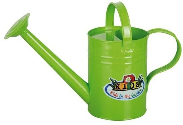 Kindergießkanne aus Metall in Grün von Kids in the Garden - Bild 1