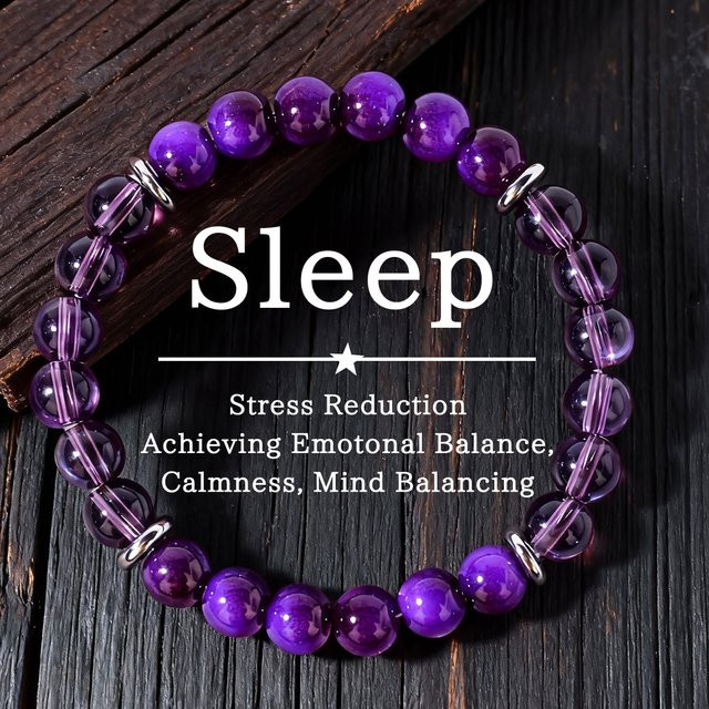 Epiphany Armband, Naturstein, Lila, Damen - Bild 1