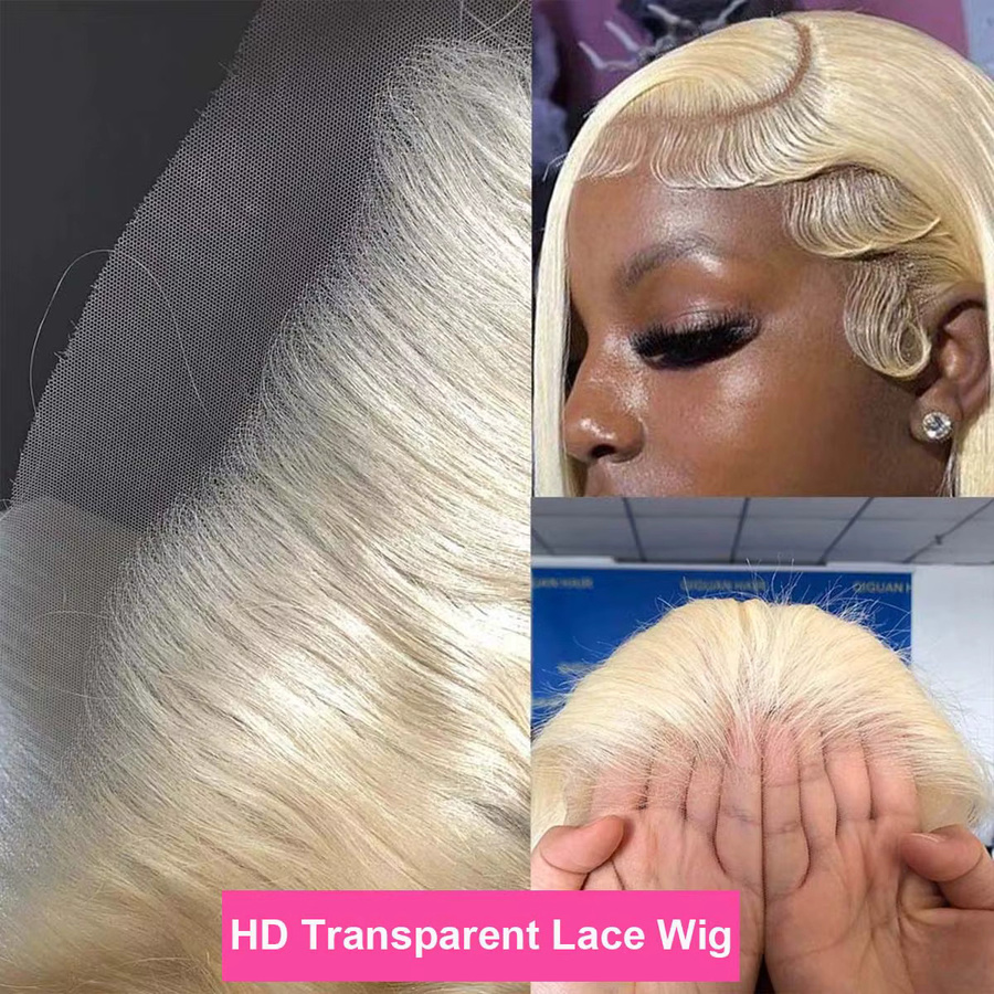 MissDorxuan Lace-Front-Perücke, Honigblond, Echthaar, Damen - Bild 2