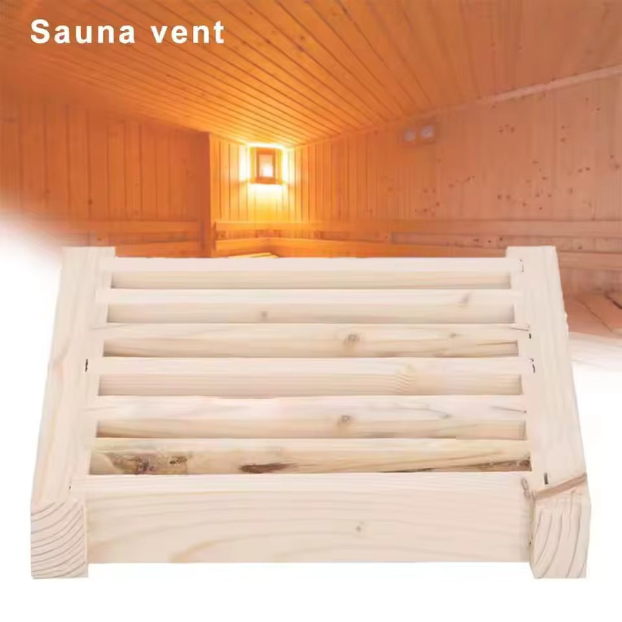 Sauna-Fensterläden aus Holz für dein Sauna-Zubehör, Farbe: Holz, H x B x T: 21,0 x 17,0 cm - Bild 3