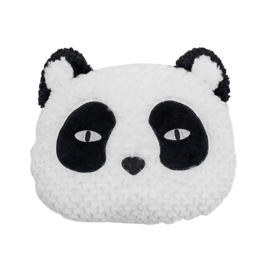 Bloomingville Mini Levi Kissen Panda weiß rund Durchmesser: 33 cm - Bild 1