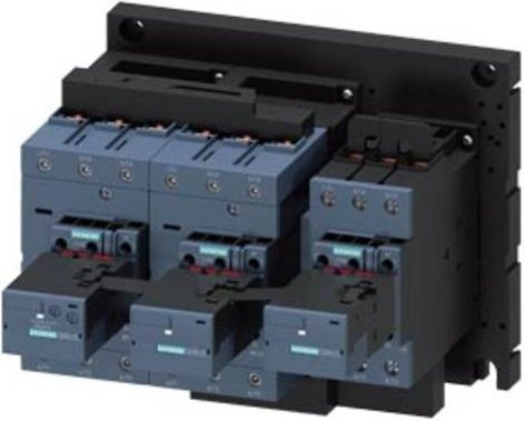 Siemens Stern-Dreieck-Kombination 3RA2446-8XF32-1AC2 mit 3 Schließern, grau - Bild 1