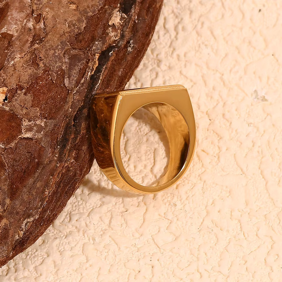 E.B.belle Ringe Edelstahl, Gold, Damen - Bild 3