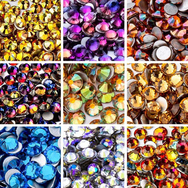 Ducrystal Nail Art Strass, Goldgelb, Glänzend - Bild 1