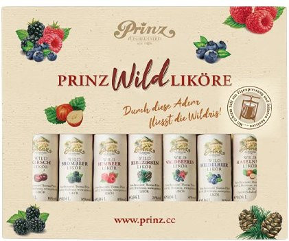 Prinz Die kleinen Wilden, Likör & Aperitif, 7 x 0,04 l - Bild 1