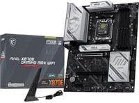 MSI MAG X870E GAMING MAX WIFI Mainboard AM5 DDR5 Schwarz mit Wi-Fi, Bluetooth und Ethernet/LAN - Bild 1