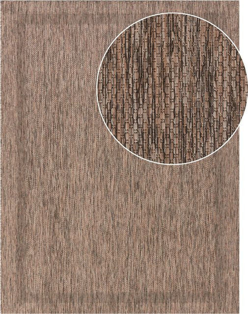 In- & Outdoor-Teppich Romana braun B/T: 80 x 150 cm - Bild 1