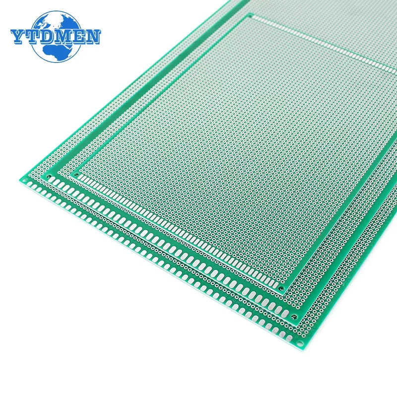YTDMEN PCB Prototyp Board Doppelseitige Platine Grün DIY Protoboard aus Fiberglas - Bild 1